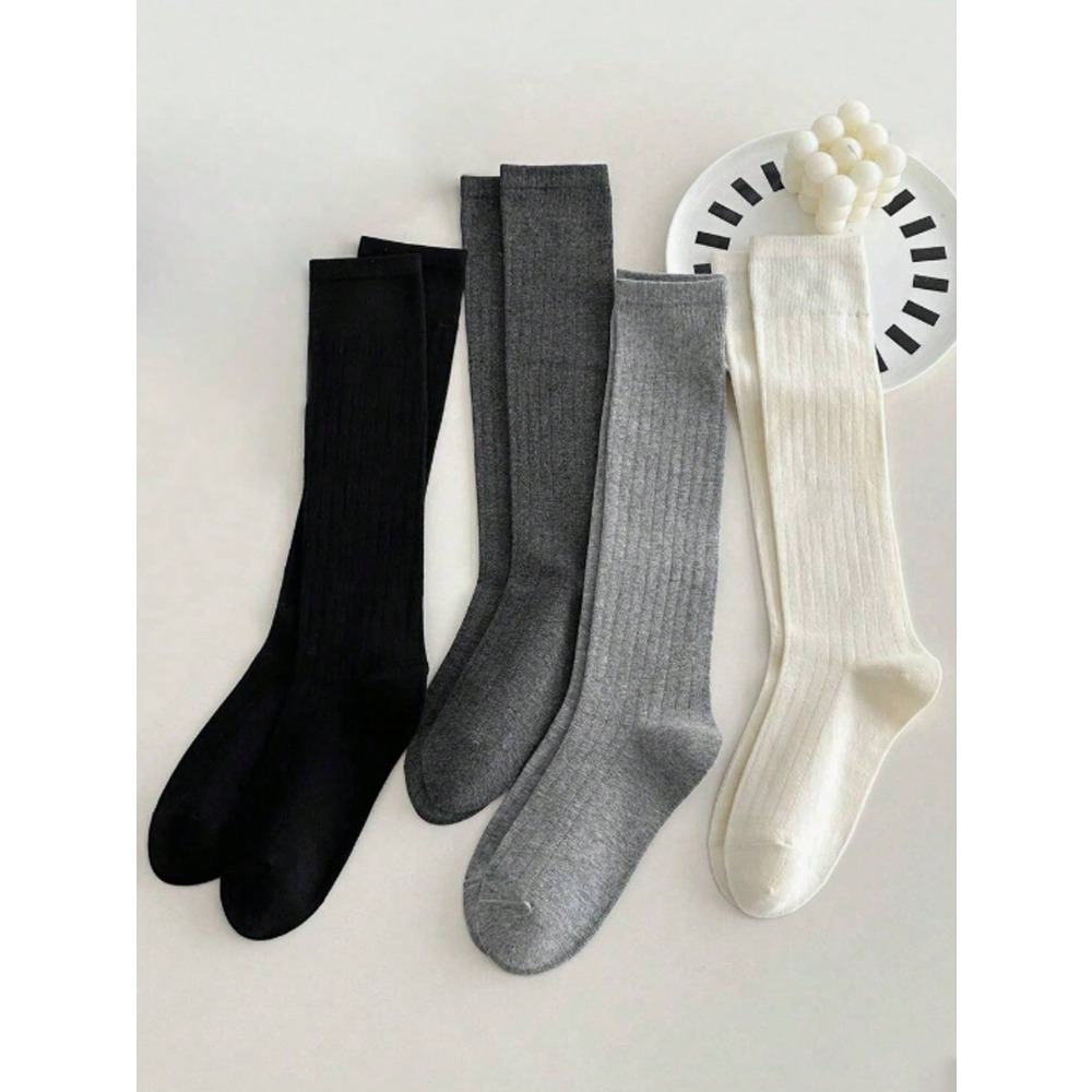Knee Sleeve Pair - Kadın Vintage Örme Bacak Isıtıcıları, Elastik