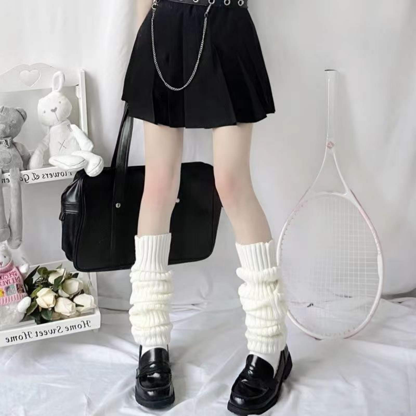 Kore Tarzı Örme Bacak Isıtıcıl - Knee Sleeve Pair incelemesi ve fiyatı