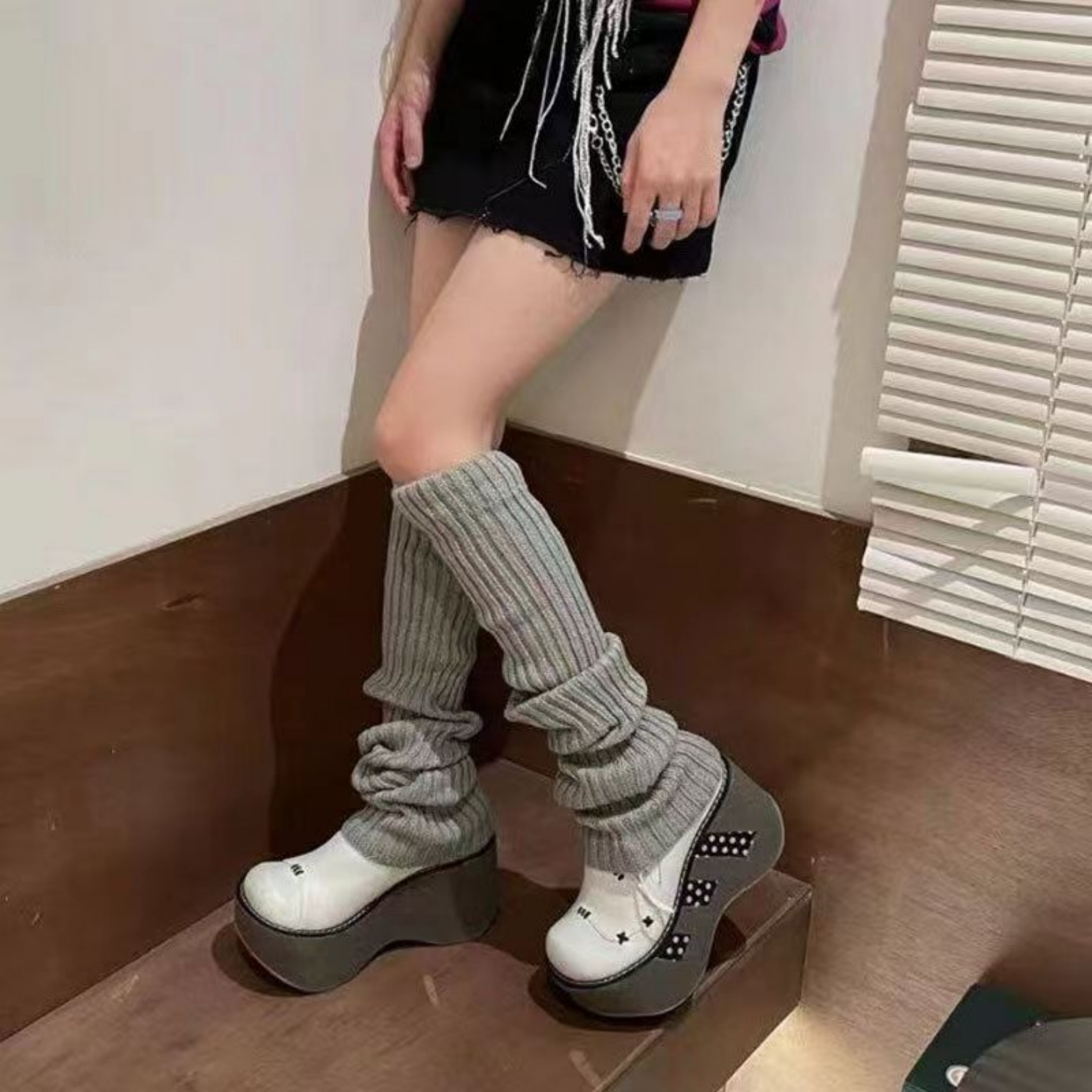 Kore Tarzı Örme Bacak Isıtıcıl - Knee Sleeve Pair incelemesi ve fiyatı